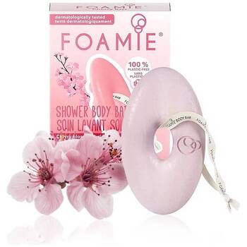 Cherry Kiss With Cherry Blossom a Rice Milk Shower Body Bar - Hydratačné sprchové mydlo